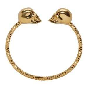 Alexander McQueen Jewelry - Alexander McQueen Crystal Twin Skull Bracelet Alexander McQueen Jewelry - Alexander McQueen Crystal Twin Skull Bracelet